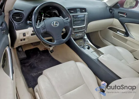 2010 Lexus Is 250 z USA, uszkodzony, nr VIN JTHFF2C25A2501049